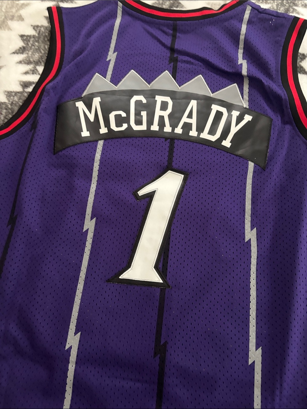 Toronto Raptors Tracy McGrady #1Purple Vintage Jersey - Nike - Picture 4 of 4